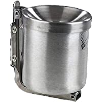 Los mejores  - Cenicero de pared de acero inoxidable- 0-6 L (90 x 100 mm)- para gastronomía y hogar- fabricado en Alemania (90 x 100 mm…